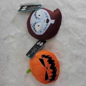 Disney Nightmare Before Christmas Sally & Pumpkin King Dog Toys